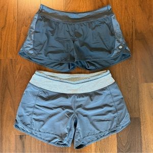 Lululemon Shorts (Lot of 2) Grey, Size 6
